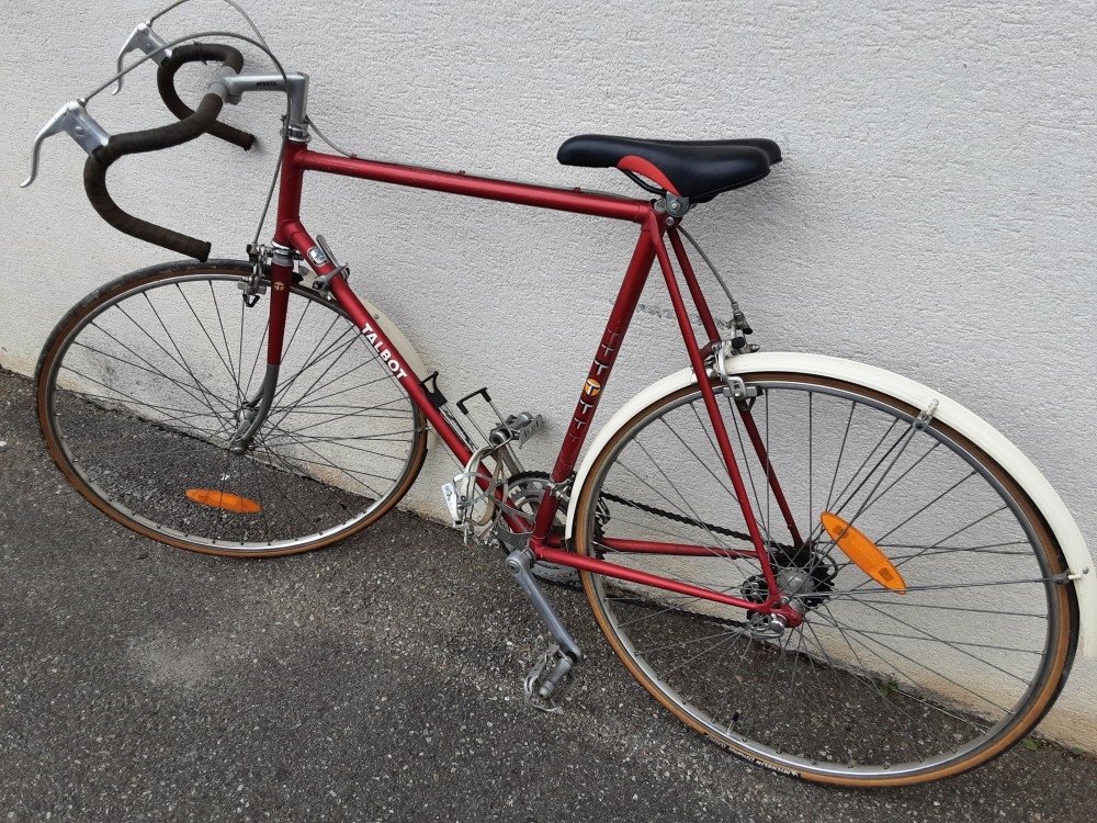 VELO DE COURSE TALBOT ROUGE