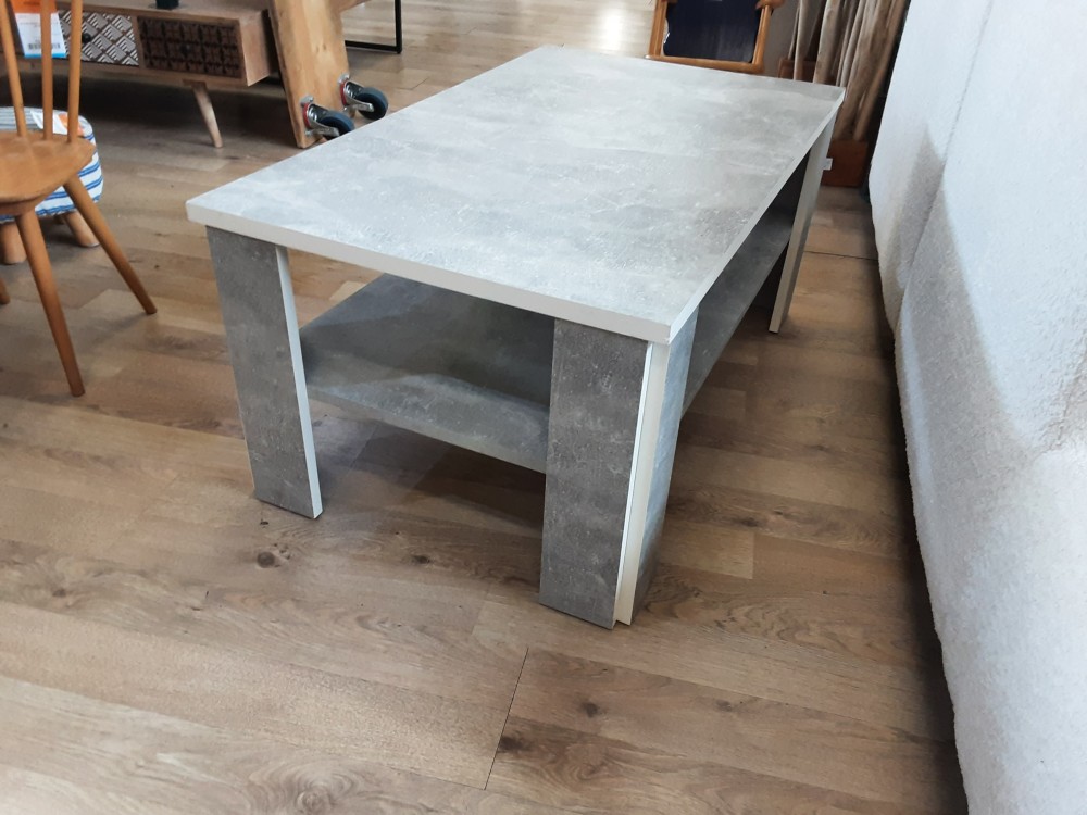 TABLE BASSE IMITATION BETON