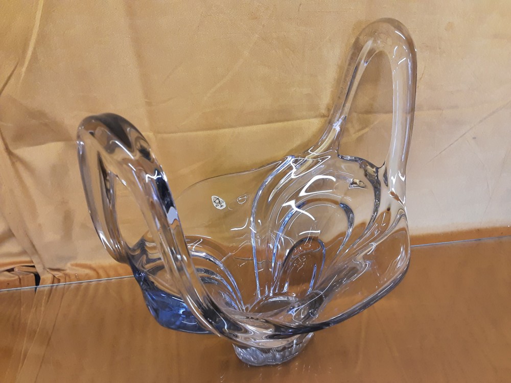 COUPE A FRUITS EN CRISTAL AVEC ANSES