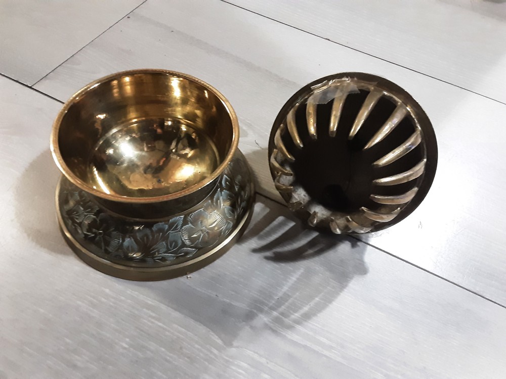 ENSEMBLE EN LAITON CLOCHE MELANGEUR
