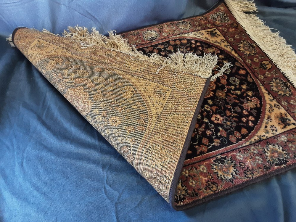 TAPIS DE PRIERE BRUN ET VERT