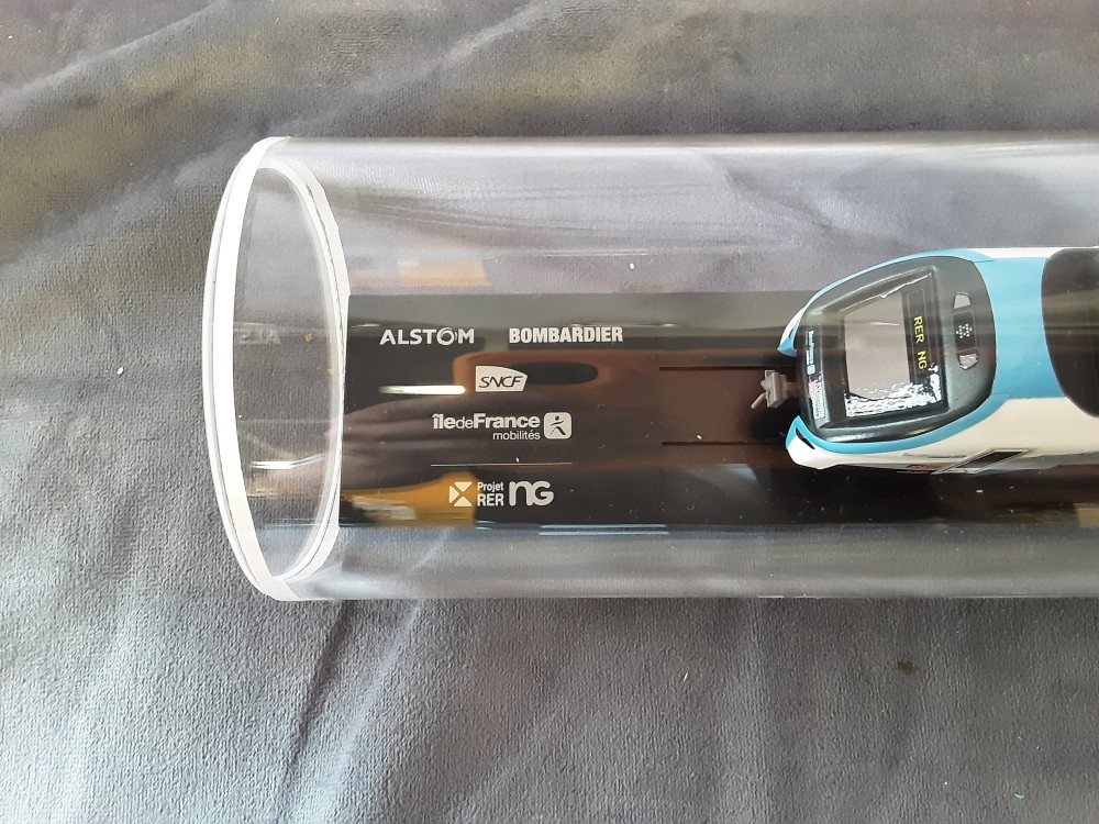 MAQUETTE PROJET RER- NG ALSTOM "BOMBARDIER"