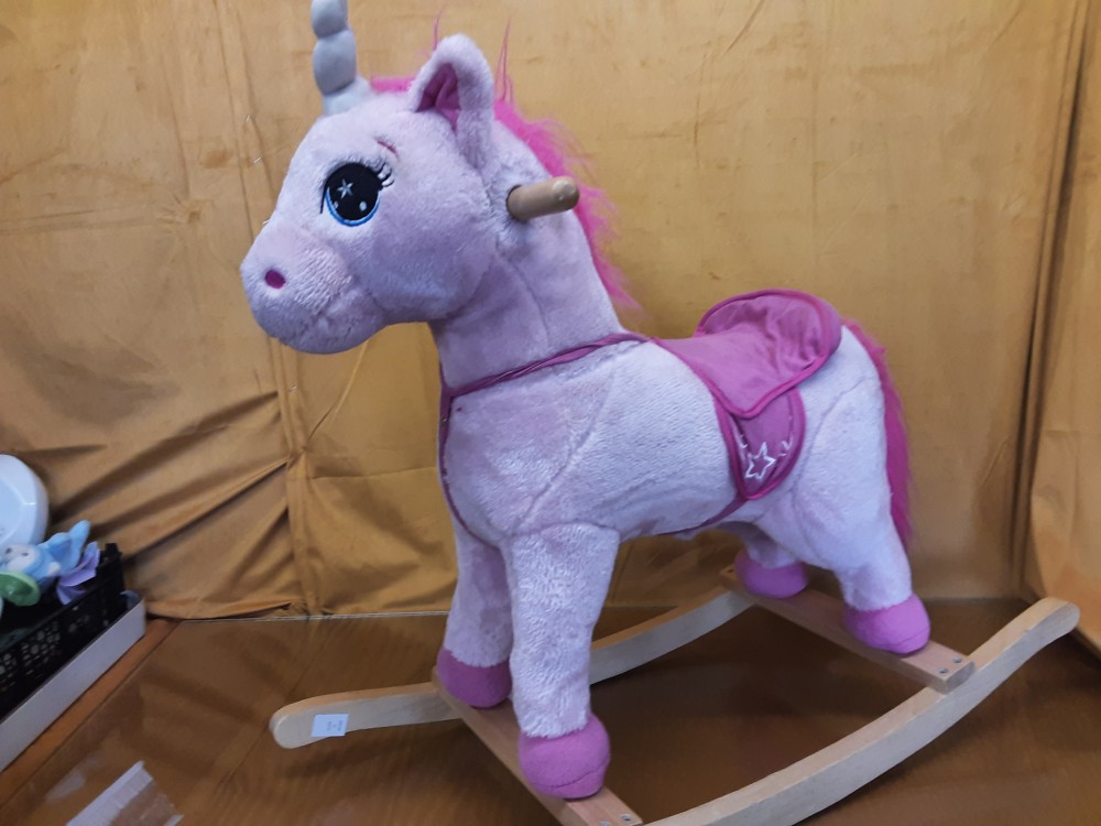 CHEVAL A BASCULE ROSE