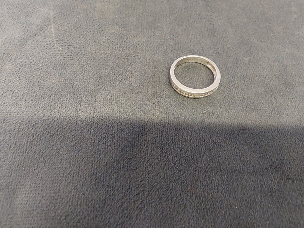 BAGUE ALLIANCE ARGENT ET STRASS