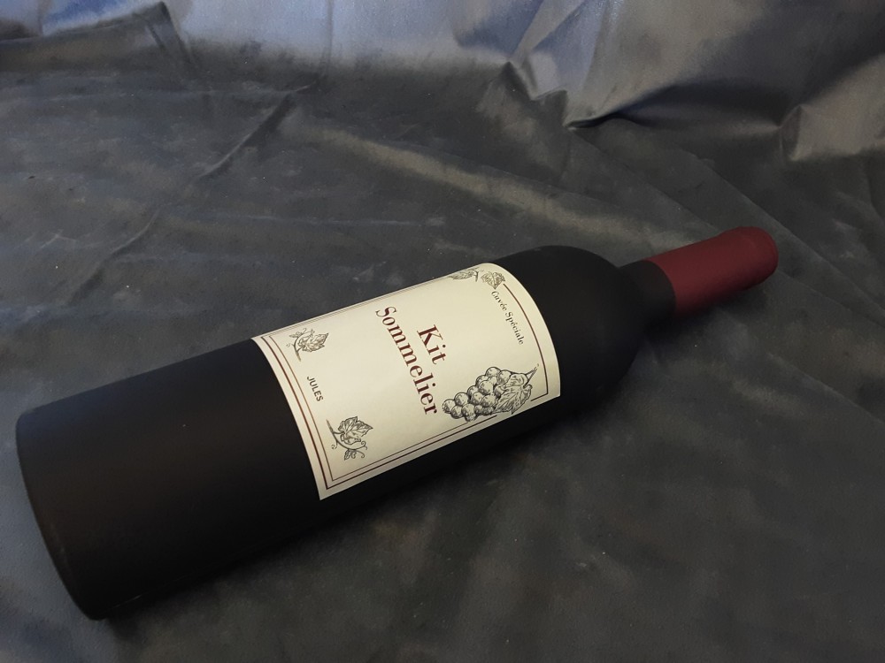 KIT DE SOMMELIER FORME DE BOUTEILLE
