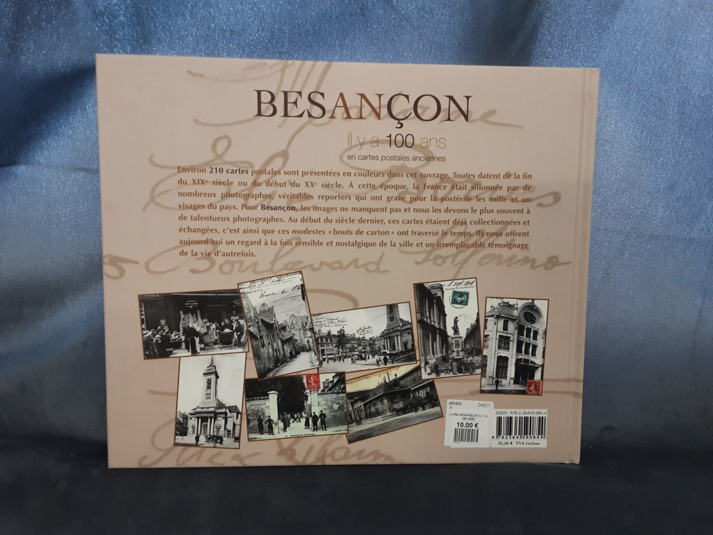 LIVRE BESANCON IL Y A 100 ANS
