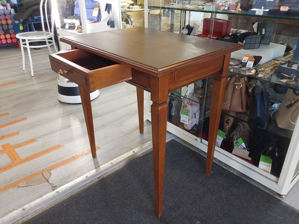 TABLE PM MERISIER 1 TIROIR