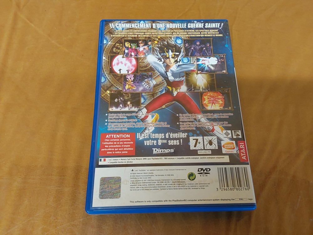 JEU PS2 "SAINT SEIYA HADES"