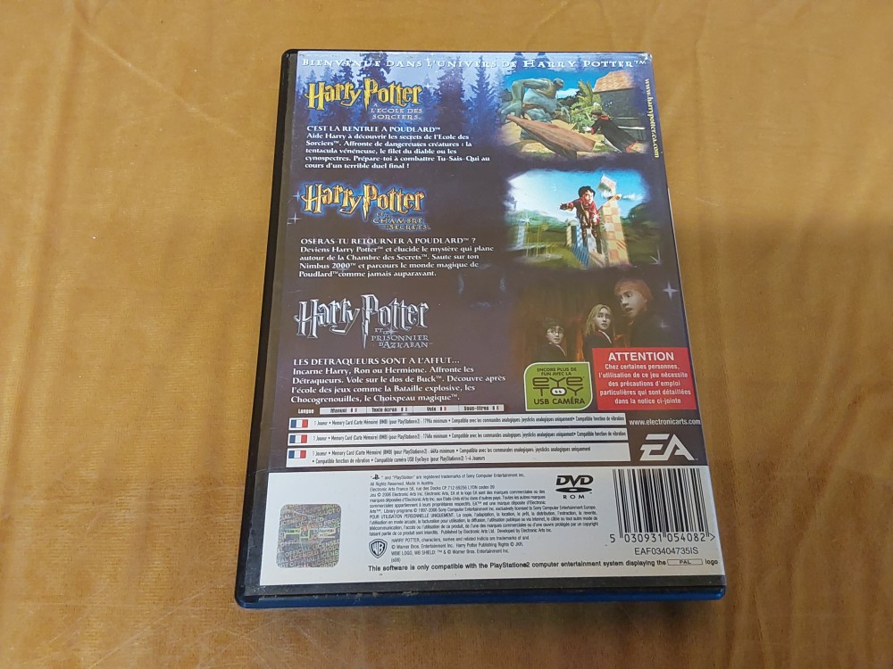 JEU PS2 COLLECTION HARRY POTTER