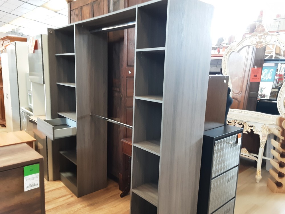 DRESSING 1 TIROIR COLORIS GRIS