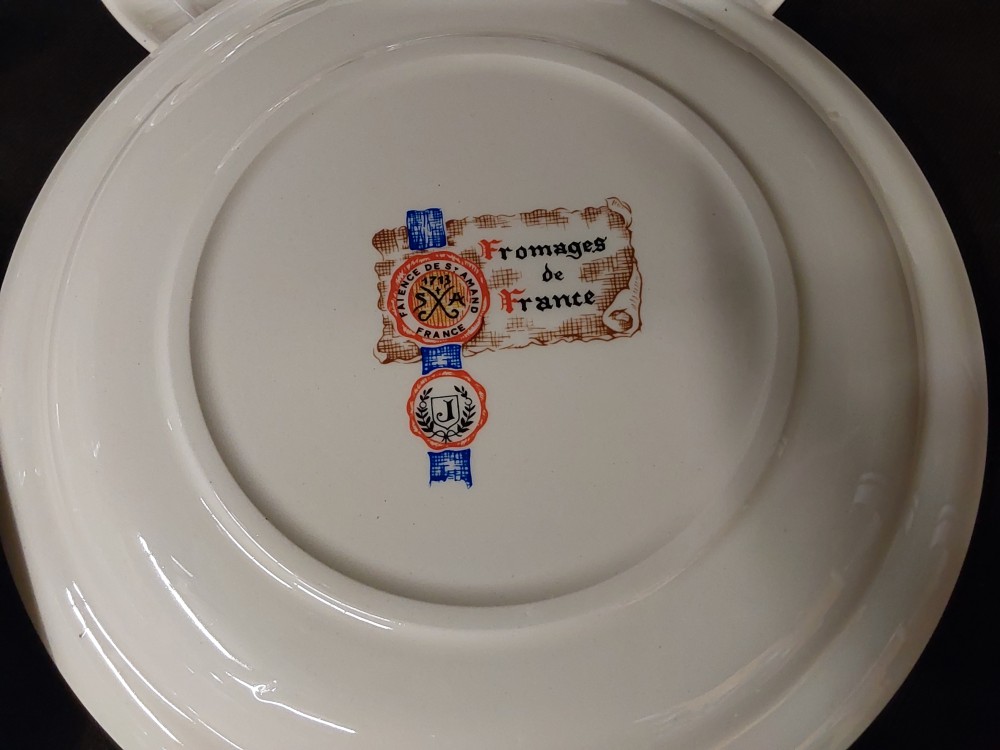 LOT DE 6 ASSIETTES PUB FROMAGES
