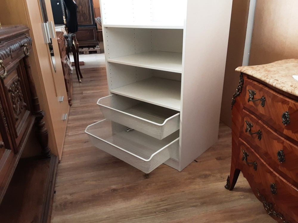 DRESSING 2 TIROIRS 1 PENDERIE COLORIS BLANC