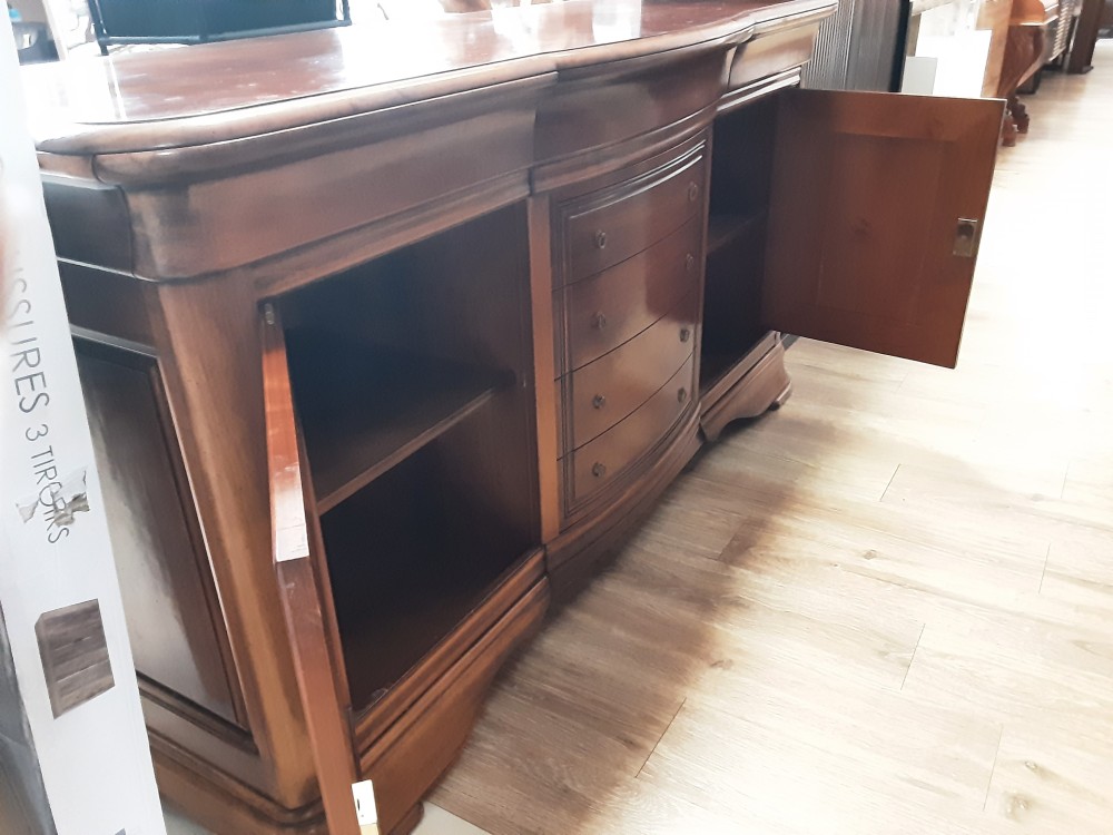 BAHUT BAS ENFILADE MERISIER 3 PORTES