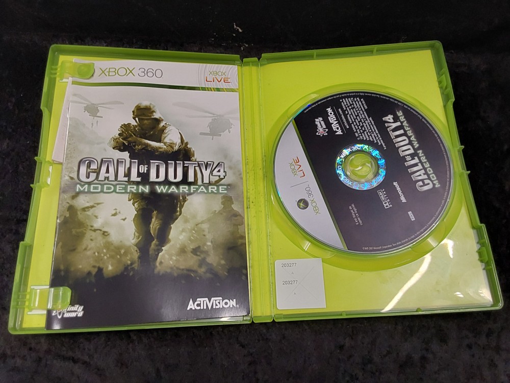 JEU XBOX 360 CALL OF DUTY 4 MODERN WARFARE