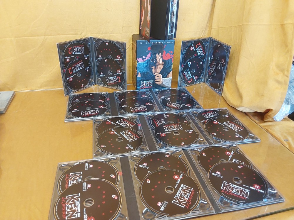 COFFRET COLLECTOR HOKUTO NO KEN LE SURVIVANT SAISONS 1 ET 2 AVEC LIVRET