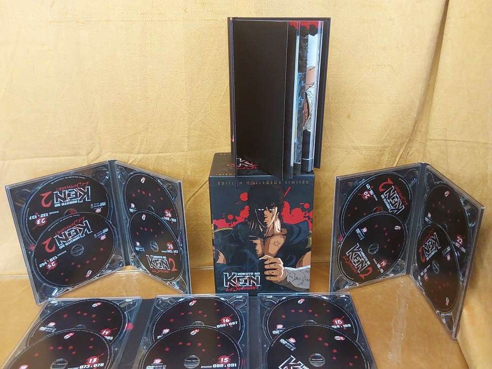 COFFRET COLLECTOR HOKUTO NO KEN LE SURVIVANT SAISONS 1 ET 2 AVEC LIVRET