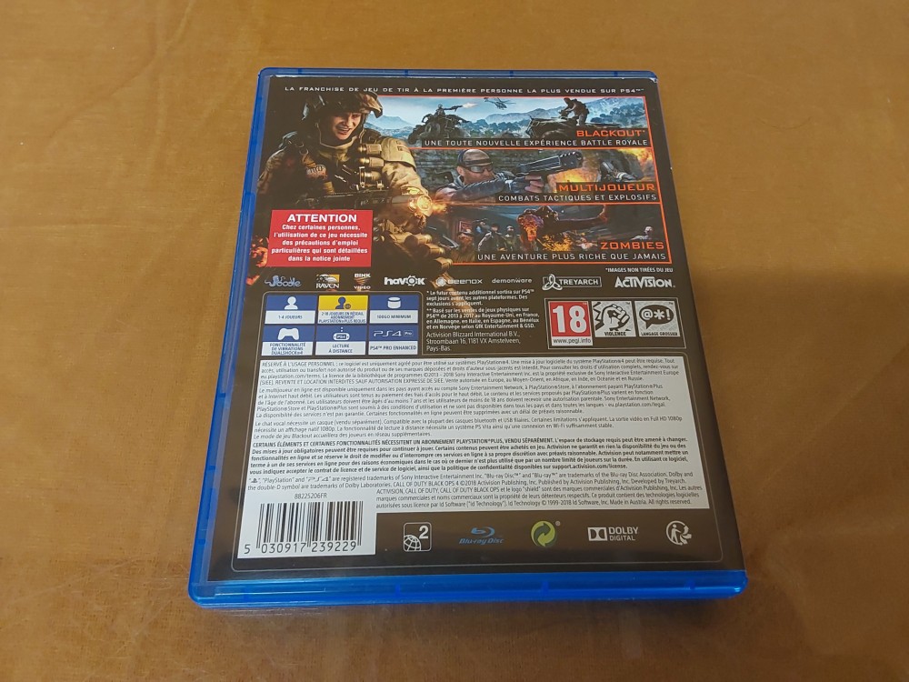 JEU PS4 "CALL OF DUTY BLACK OPS III"