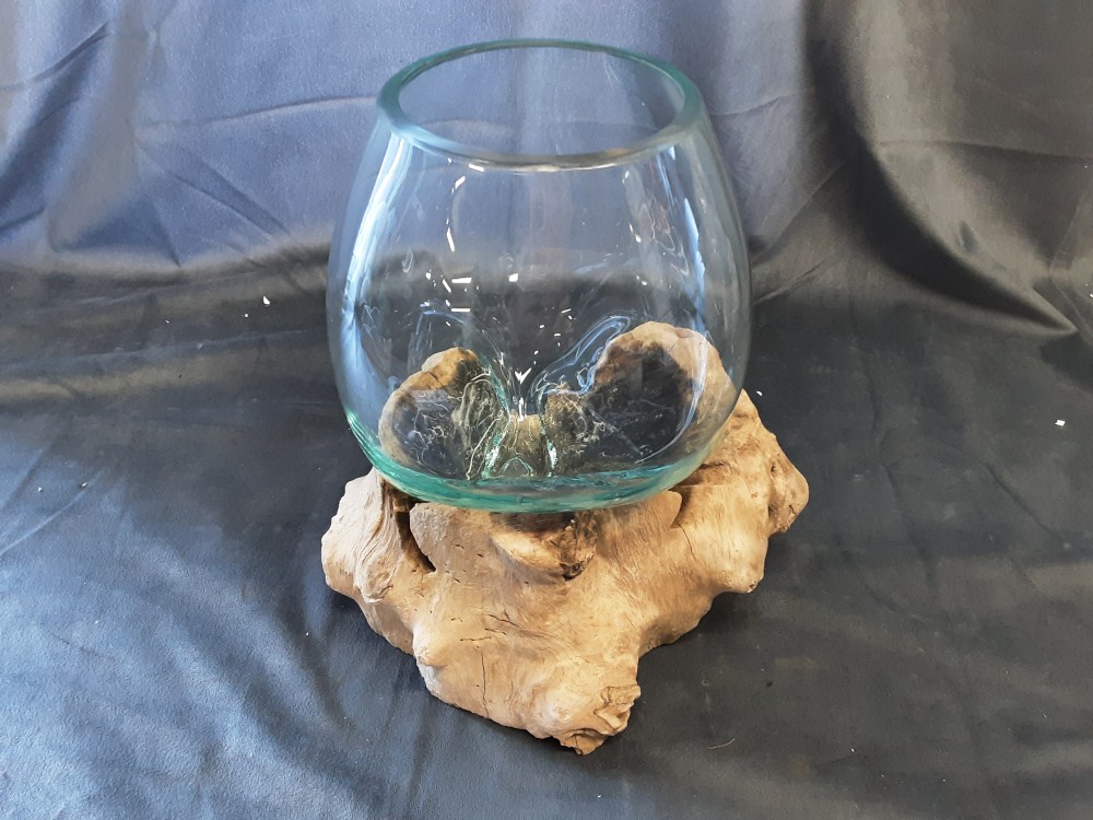 DECOR RACINE VERRE 16/18CM
