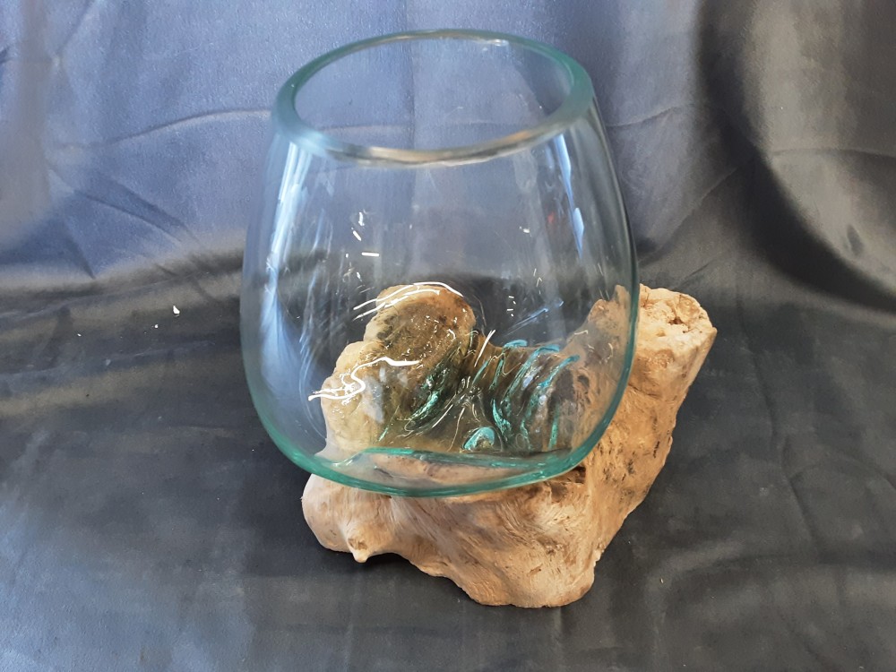 DECOR RACINE VERRE 16/18CM