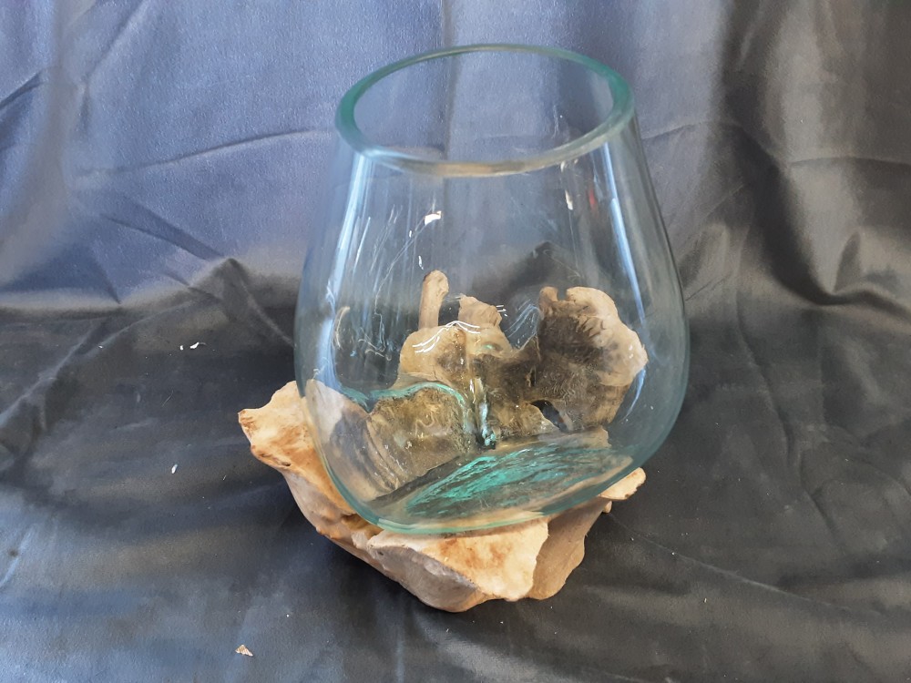DECOR RACINE VERRE 16/18CM