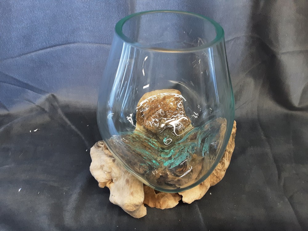 DECOR RACINE VERRE 16/18CM