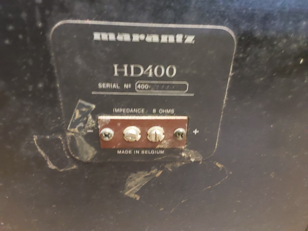 PAIRE DE HAUTS PARLEURS MARANTZ REF HD 400