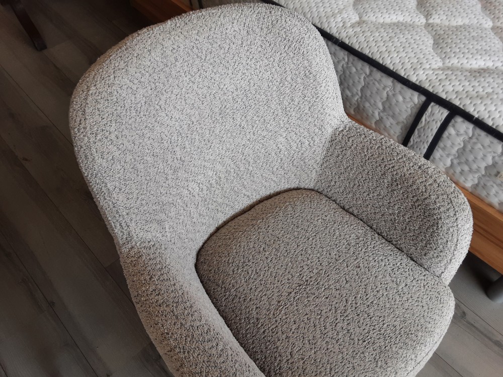FAUTEUIL GRIS PIVOTANT
