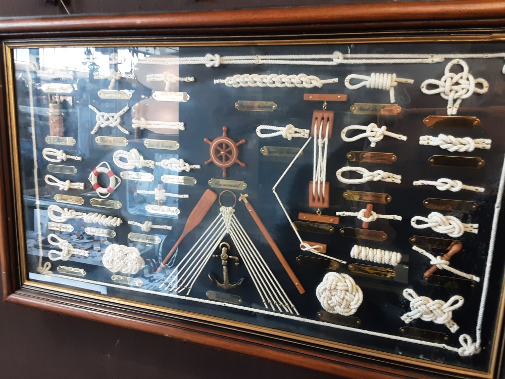 TABLEAU MARINE CADRE BOIS