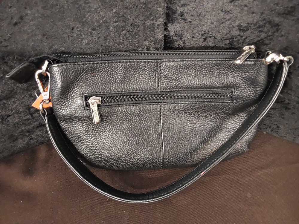 SAC A MAIN PM CUIR NOIR FRANCINEL