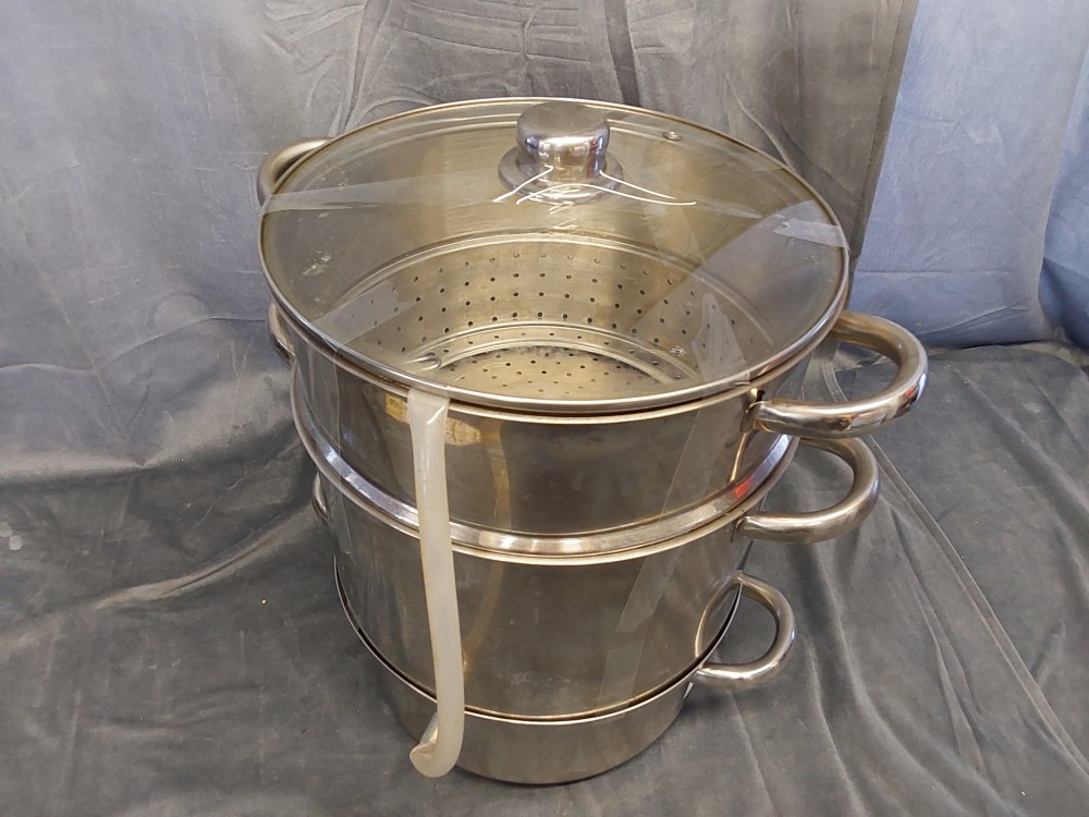 EXTRACTEUR DE JUS A VAPEUR / COUSCOUSSIER H. 40CM