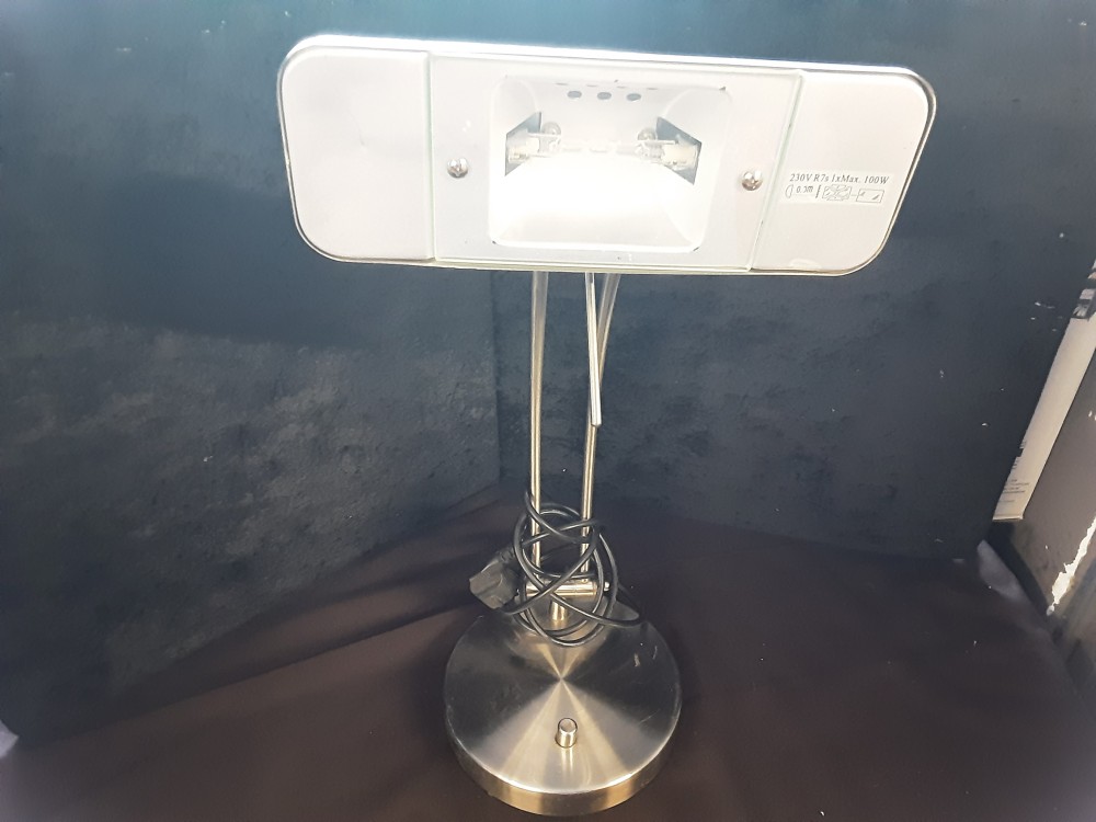 LAMPE DE BUREAU GRISE