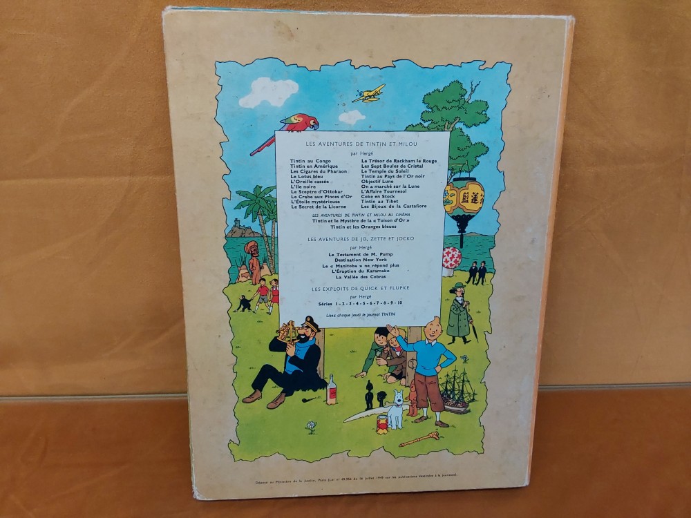 BD "TINTIN EN AMÉRIQUE"