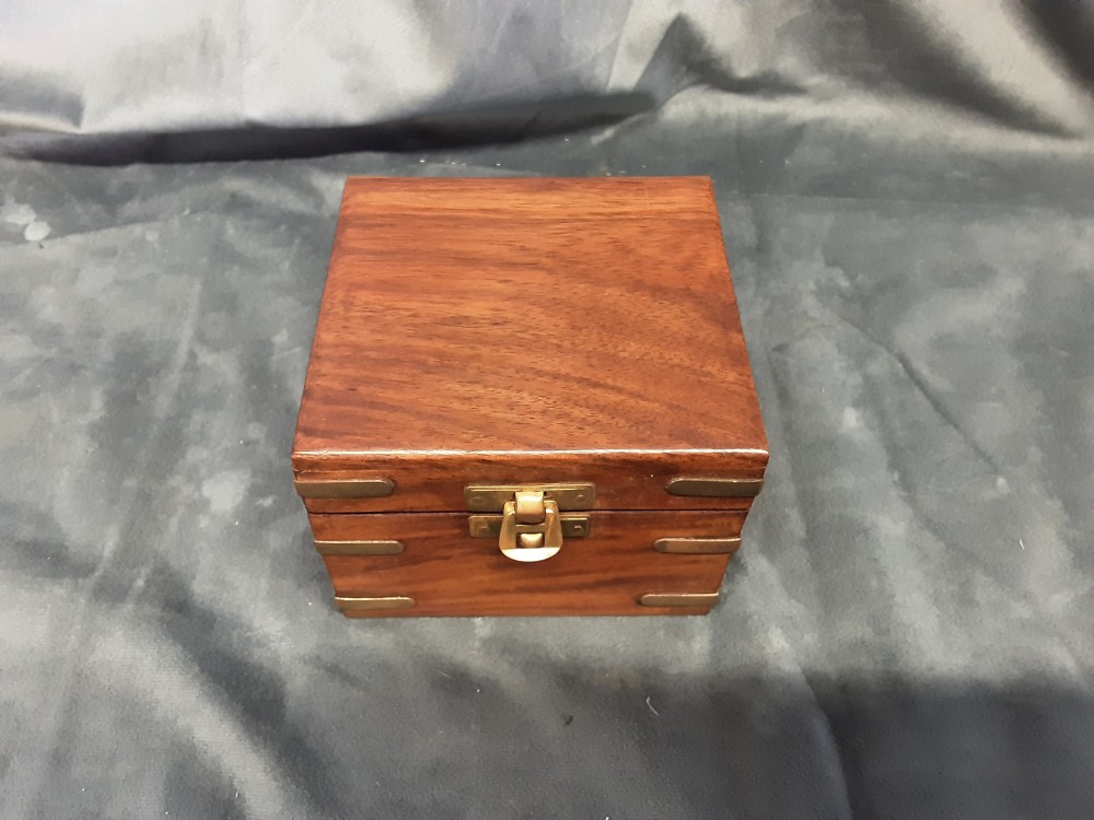 BOUSSOLE ANCIENNE COFFRET BOIS