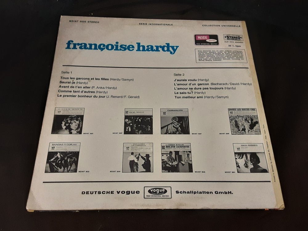 VINYLE 33T "IHRE GROSSTEN ERFOLGE"