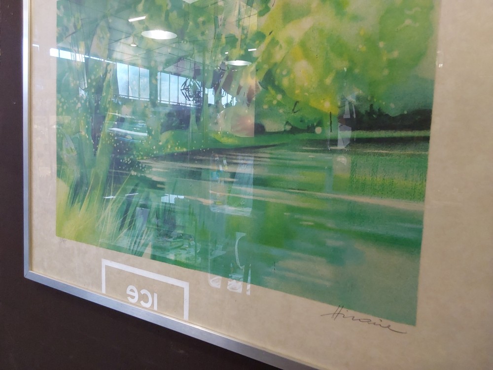 TABLEAU LITO SIGNÉ CAMILLE HILAIRE