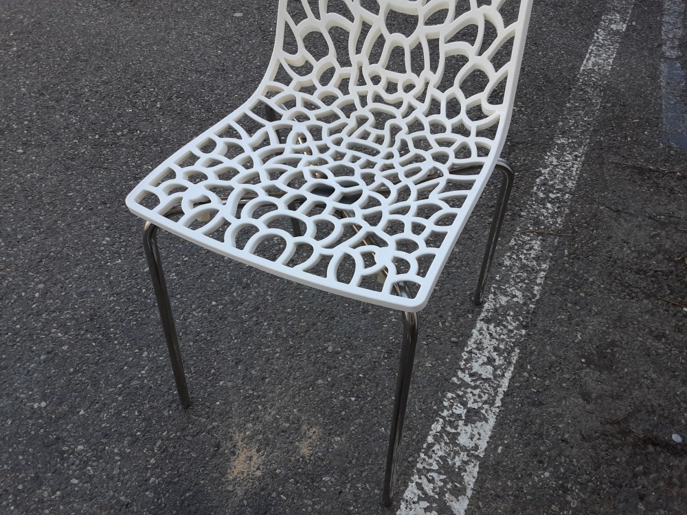 CHAISE DESIGN BLANCHE PVC