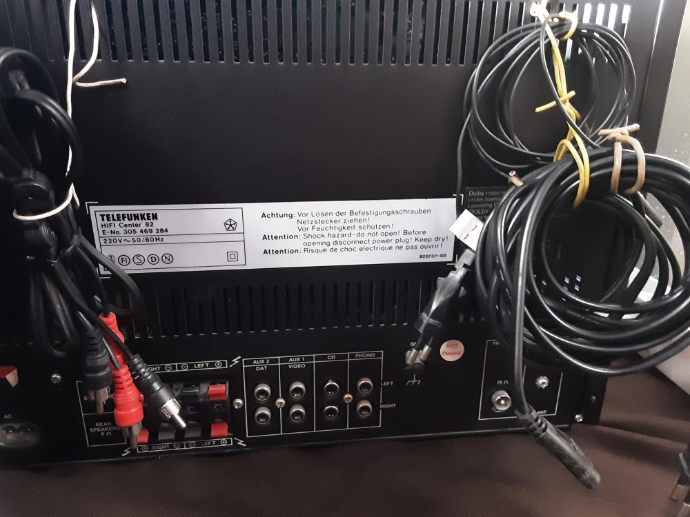 CHAINE HIFI TELEFUNKEN + HAUT PARLEURS+ TC