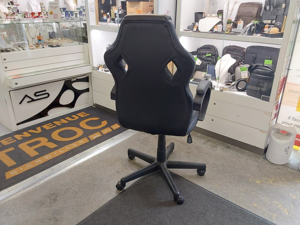 FAUTEUIL GAMING SIMILI NOIR
