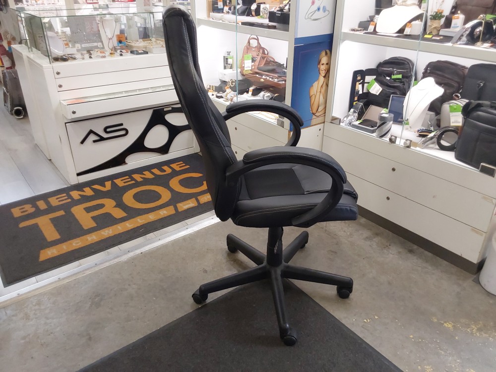 FAUTEUIL GAMING SIMILI NOIR