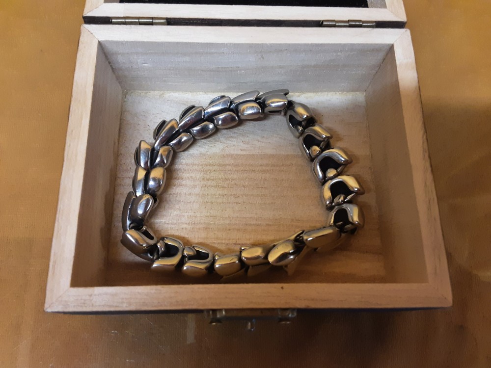 BRACELET VIKINGS ACIER INOX AVEC SA BOITE