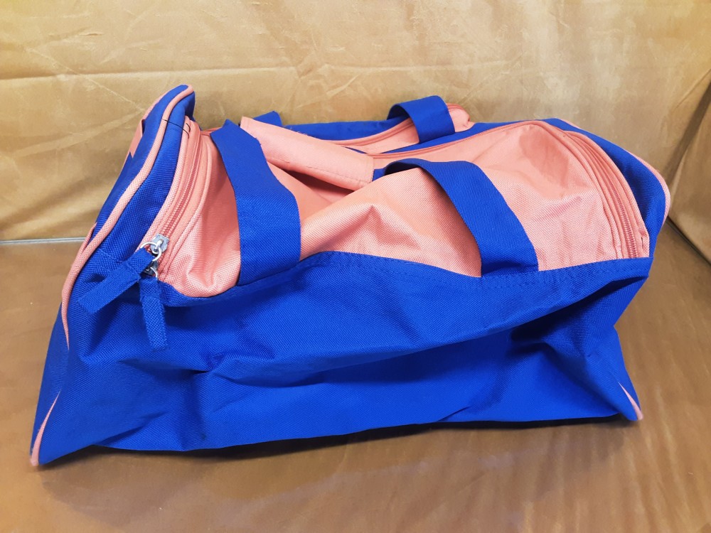 SAC BLEU ET ORANGE TINTIN