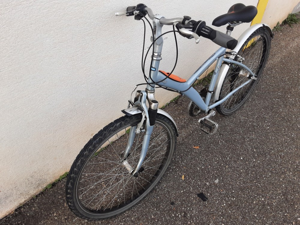 VELO B'TWIN BLEU GRIS 26P