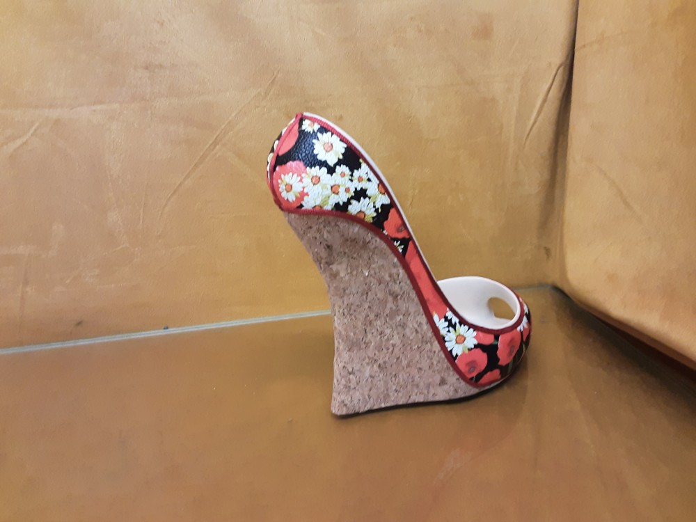 PORTE BOUTEILLE FORME CHAUSSURE A TALON LUDI-VIN