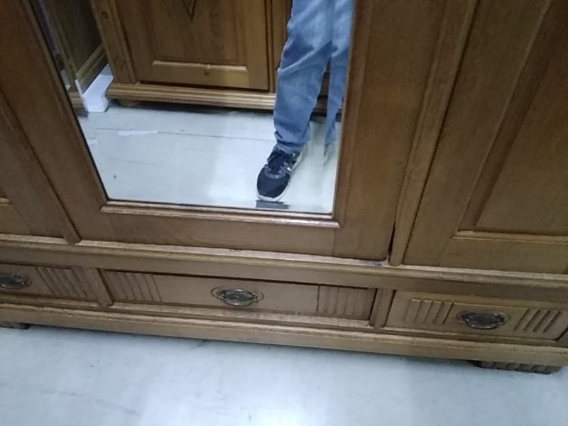 ARMOIRE ANNÉES 30 3 PORTES MIROIR 3 TIROIRS