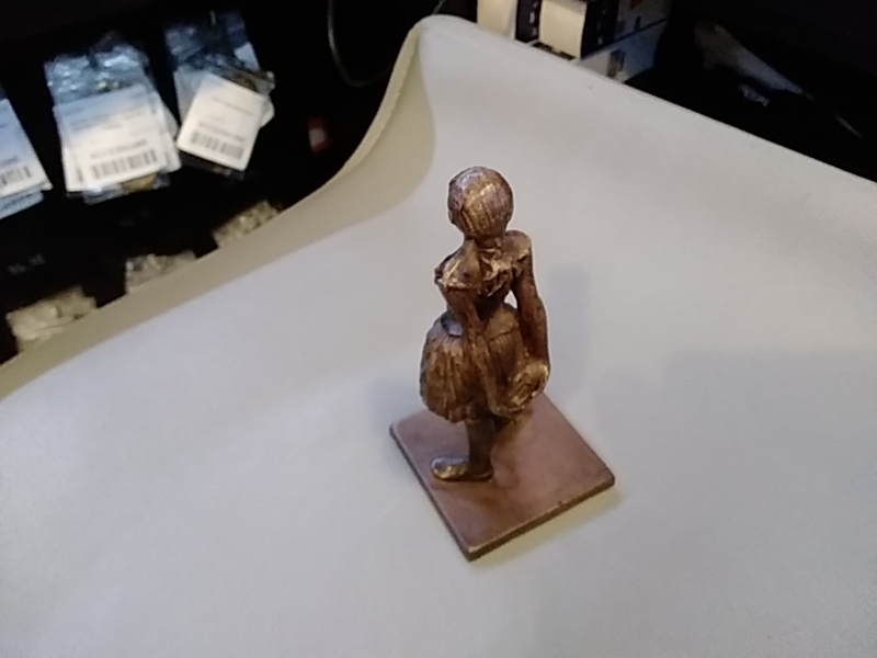 STATUETTE BRONZE LA PETITE DANSEUSE HT 13 CM