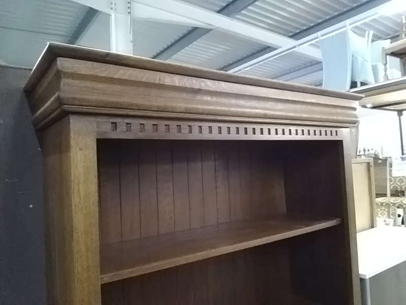 PETITE BIBLIOTHÈQUE ANCIENNE BOIS 2 PORTES