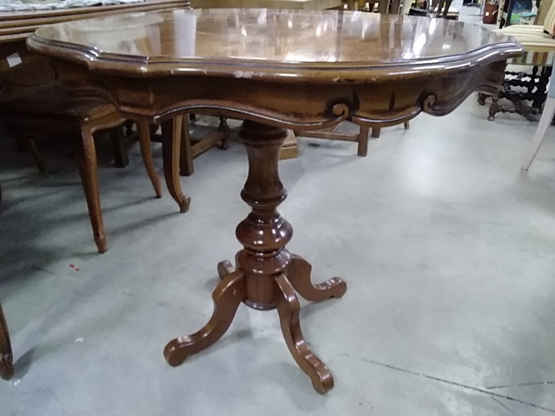 PETITE TABLE RONDE BOIS DIAMÈTRE 85 CM