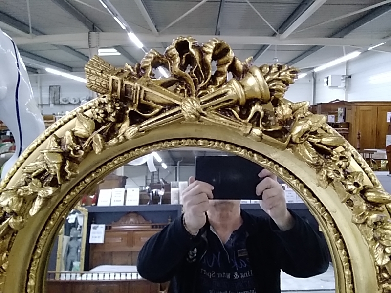 MIROIR BAROQUE DORÉ 61 X 284 CM