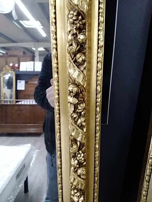 MIROIR BAROQUE DORÉ 61 X 284 CM