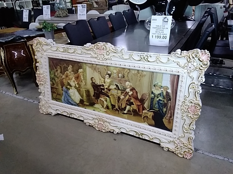 TABLEAU BAROQUE 180 X 90 CM